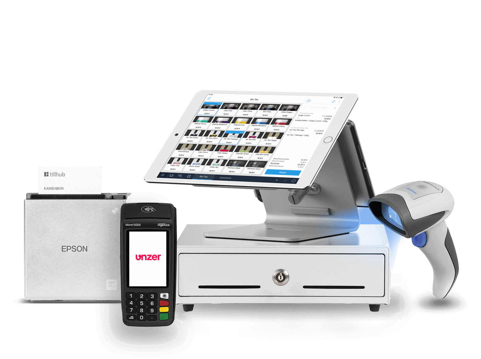Passende Hardware für smarte AllinOne Kassensoftware