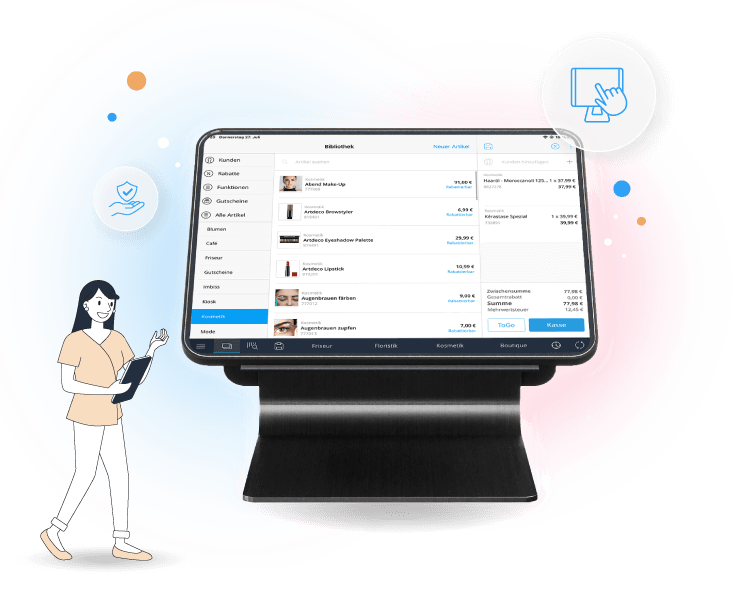 Tillhub Kassensystem für Kosmetikstudios