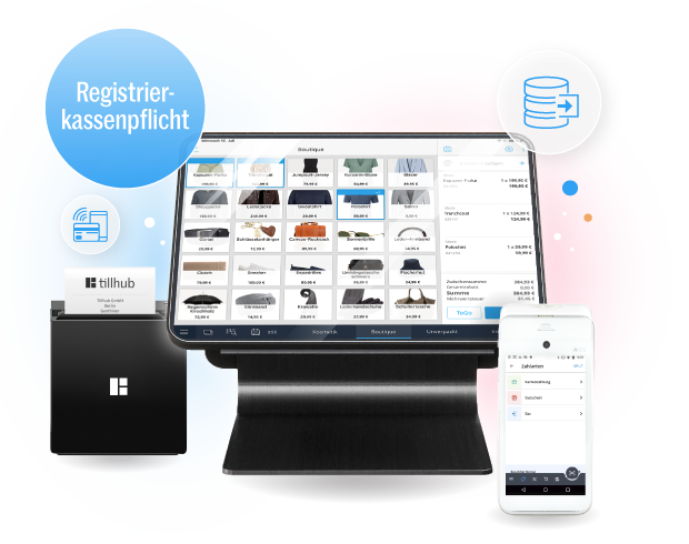 Tillhub Kassensystem erfüllt die Registrierkassenpflicht
