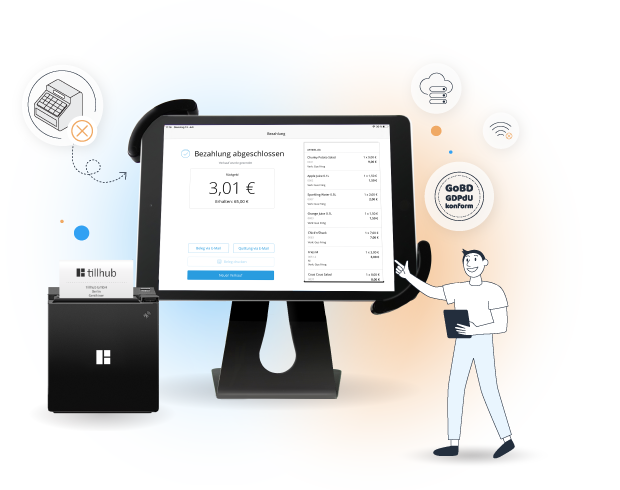 Tillhub Kassensystem - Funktionen für alle Geschäftsbereiche