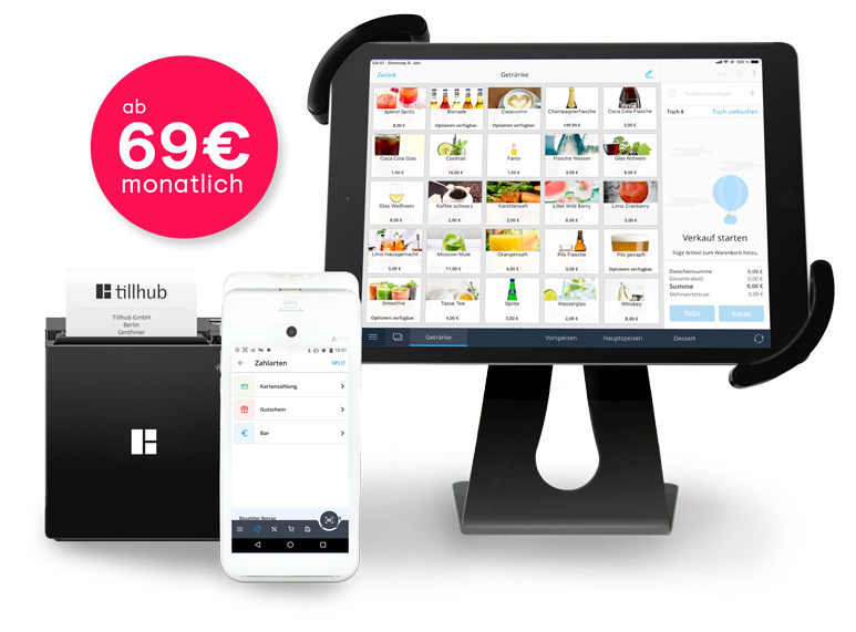 Unzer All-in-One Kassensysteme